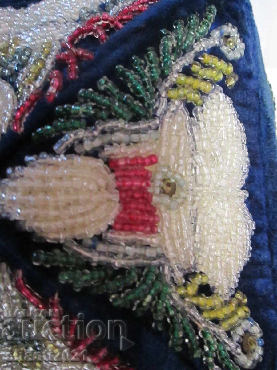 Vintage χειροποίητο καπέλο με χάντρες, σκούφο κρανίου - 6 Vintage χειροποίητο καπέλο με χάντρες, σκούφο κρανίου - 6