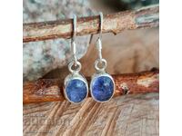 5679 Silver earrings with Tanzanite