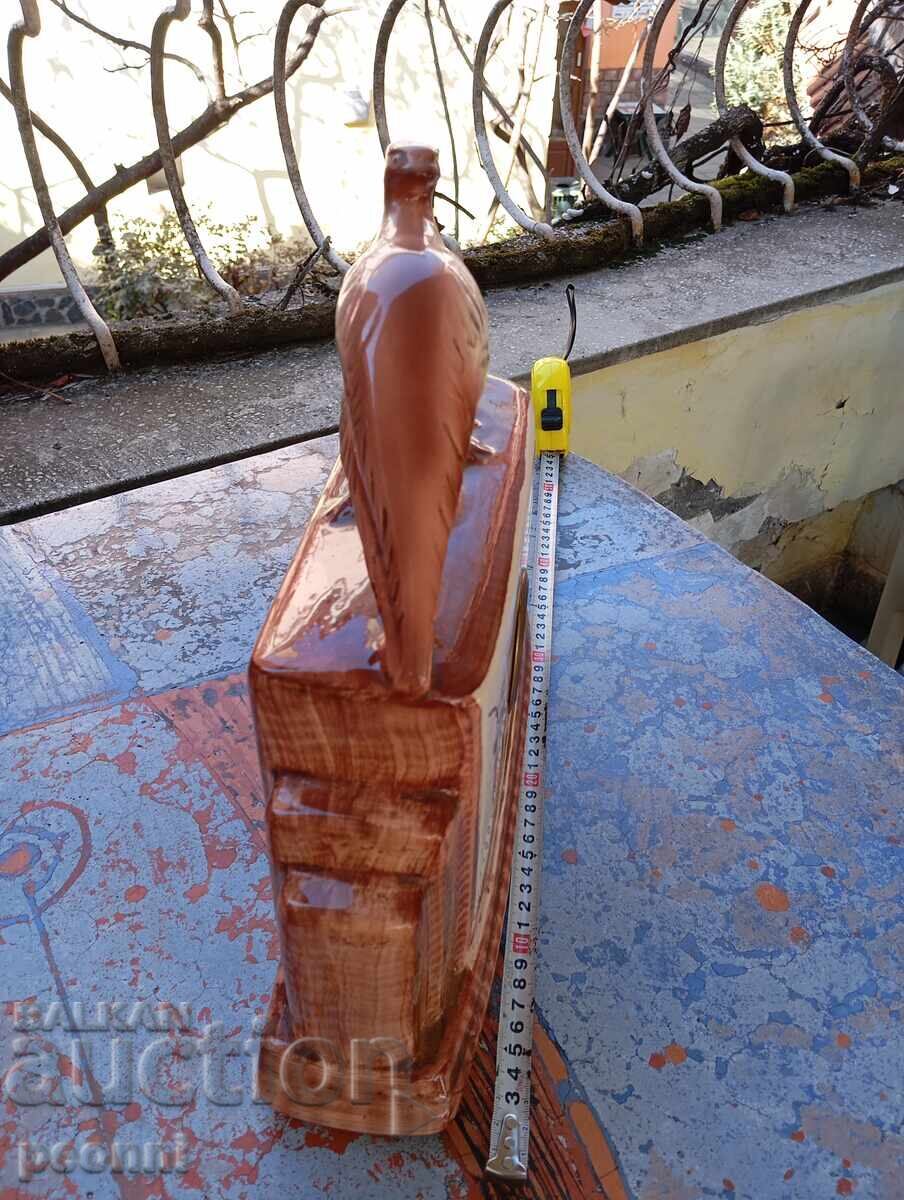 Auction Old German porcelain mantel clock Auction Old German porcelain mantel clock