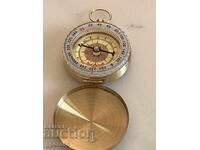 Stylish new compass in a brass case
