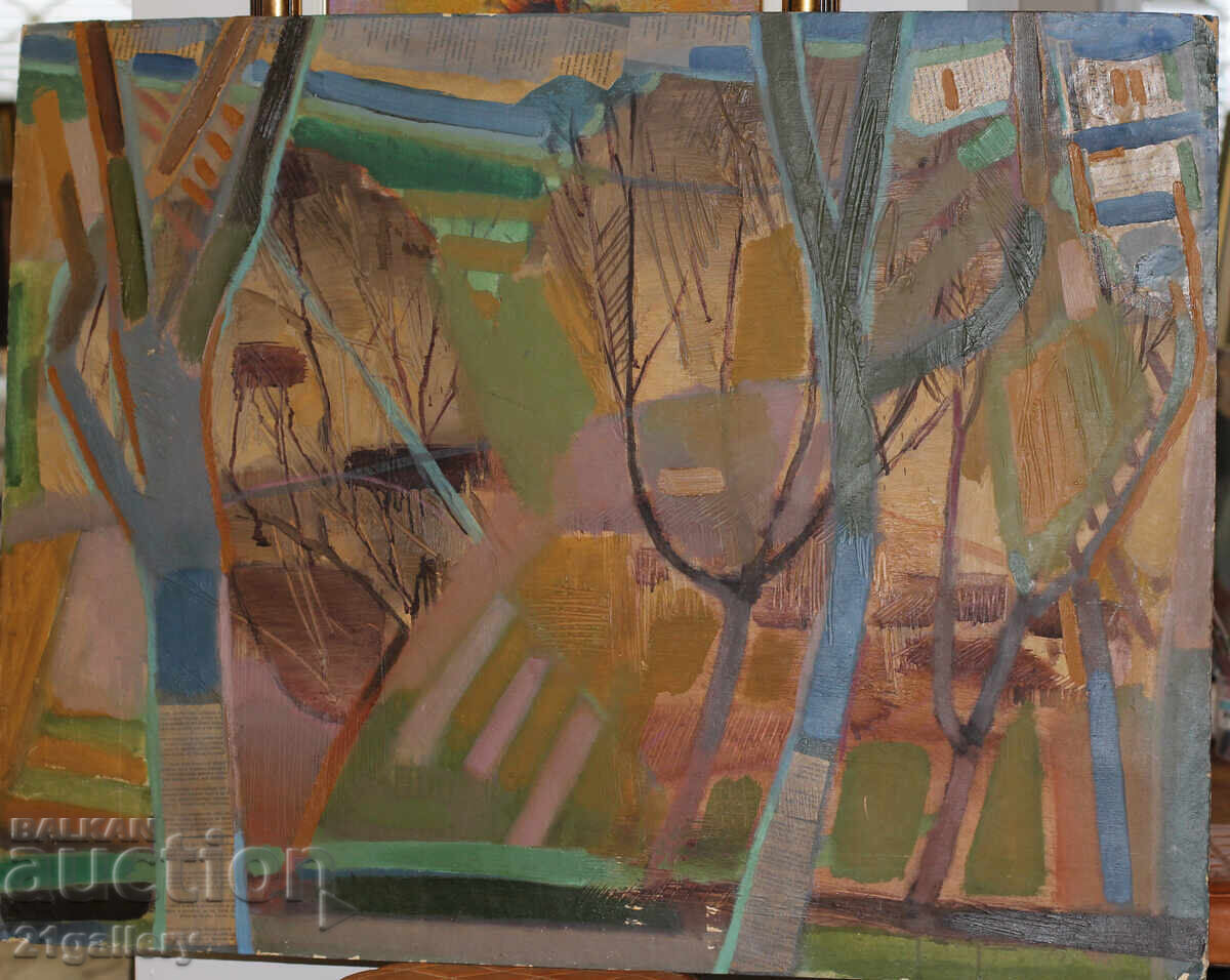 Δημοπρασία Αφηρημένη σύνθεση ελαιοχρωματισμών Panayot Apostolov Δημοπρασία Αφηρημένη σύνθεση ελαιοχρωματισμών Panayot Apostolov