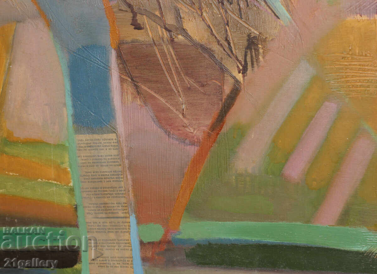 Παράδοση Αφηρημένη σύνθεση ελαιοχρωματισμών Panayot Apostolov Παράδοση Αφηρημένη σύνθεση ελαιοχρωματισμών Panayot Apostolov