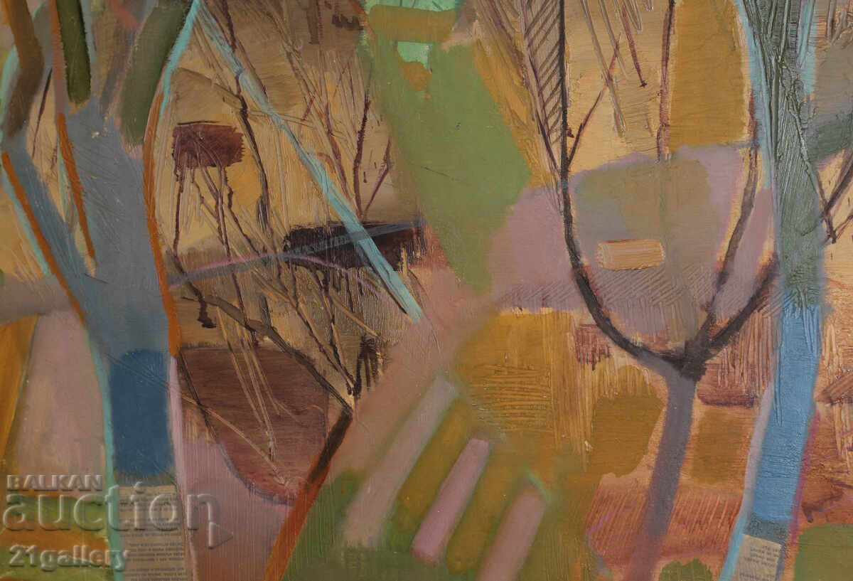 Αφηρημένη σύνθεση ελαιοχρωματισμών Panayot Apostolov - 6 Αφηρημένη σύνθεση ελαιοχρωματισμών Panayot Apostolov - 6