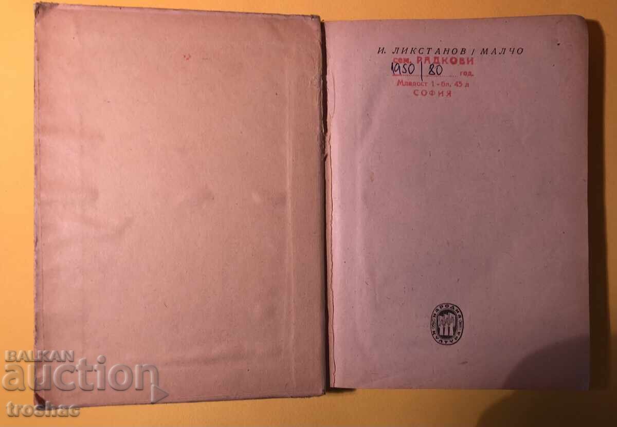 Carte veche Băiețel / I. Likstanov 1947 - 6 Carte veche Băiețel / I. Likstanov 1947 - 6