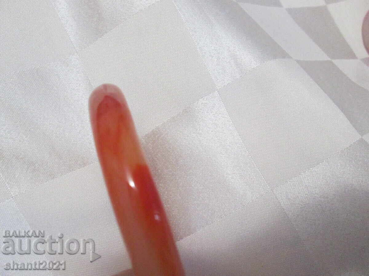 Bracelet made of solid red agate, semi-precious stone, 8.5x6.5cm. with price 55.00 BGN | € 28.12 Bracelet made of solid red agate, semi-precious stone, 8.5x6.5cm. with price 55.00 BGN | € 28.12