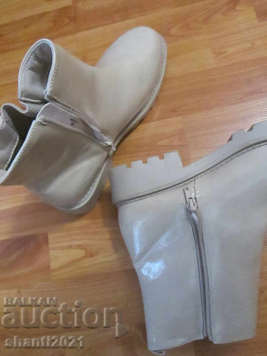 New women's boots KIABI, size 42, beige, eco leather - 7 New women's boots KIABI, size 42, beige, eco leather - 7