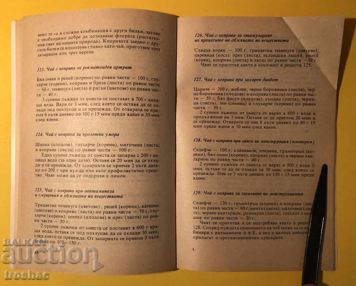 Old Book Nettle and Dandelion 200 Culinary and Health Recipes - 5 Old Book Nettle and Dandelion 200 Culinary and Health Recipes - 5