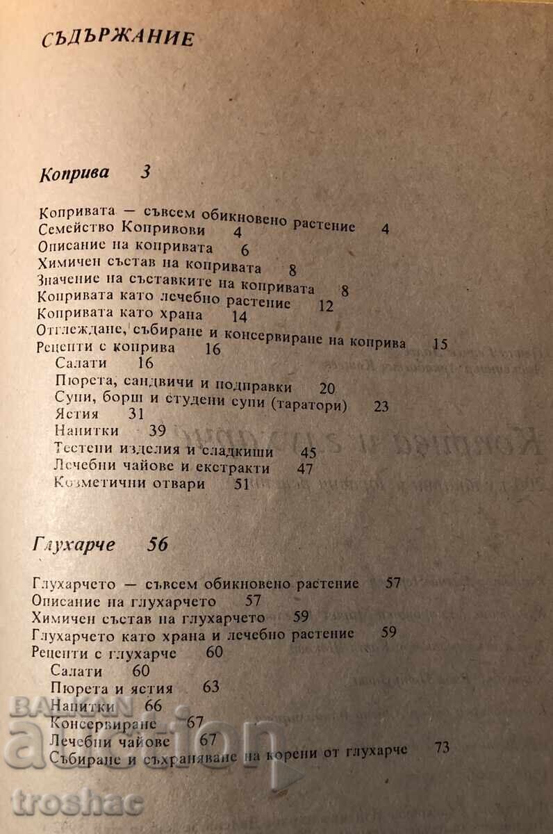 Old Book Nettle and Dandelion 200 Culinary and Health Recipes - 6 Old Book Nettle and Dandelion 200 Culinary and Health Recipes - 6