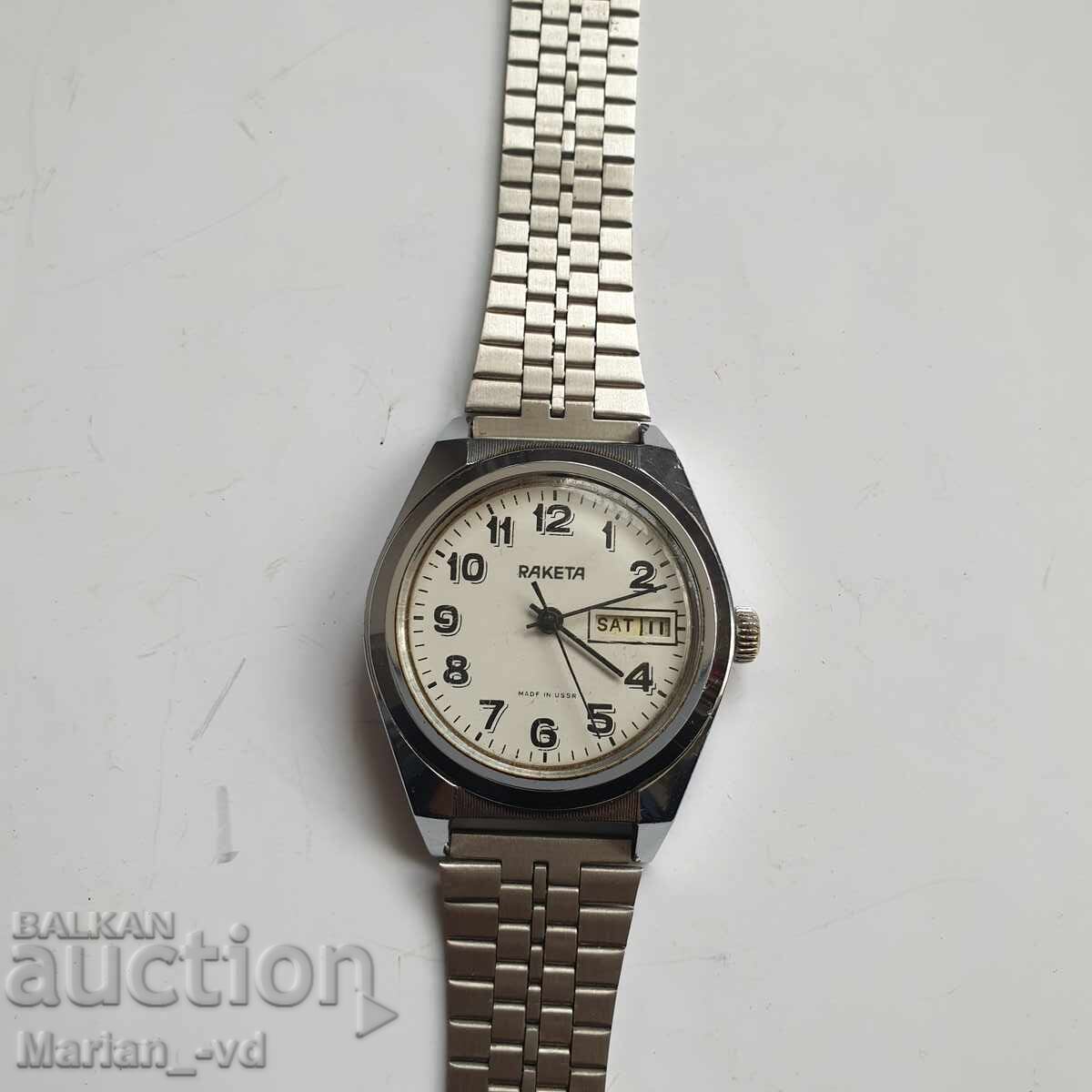 Ceas vechi retro mecanic cu rachetă - 7 Ceas vechi retro mecanic cu rachetă - 7