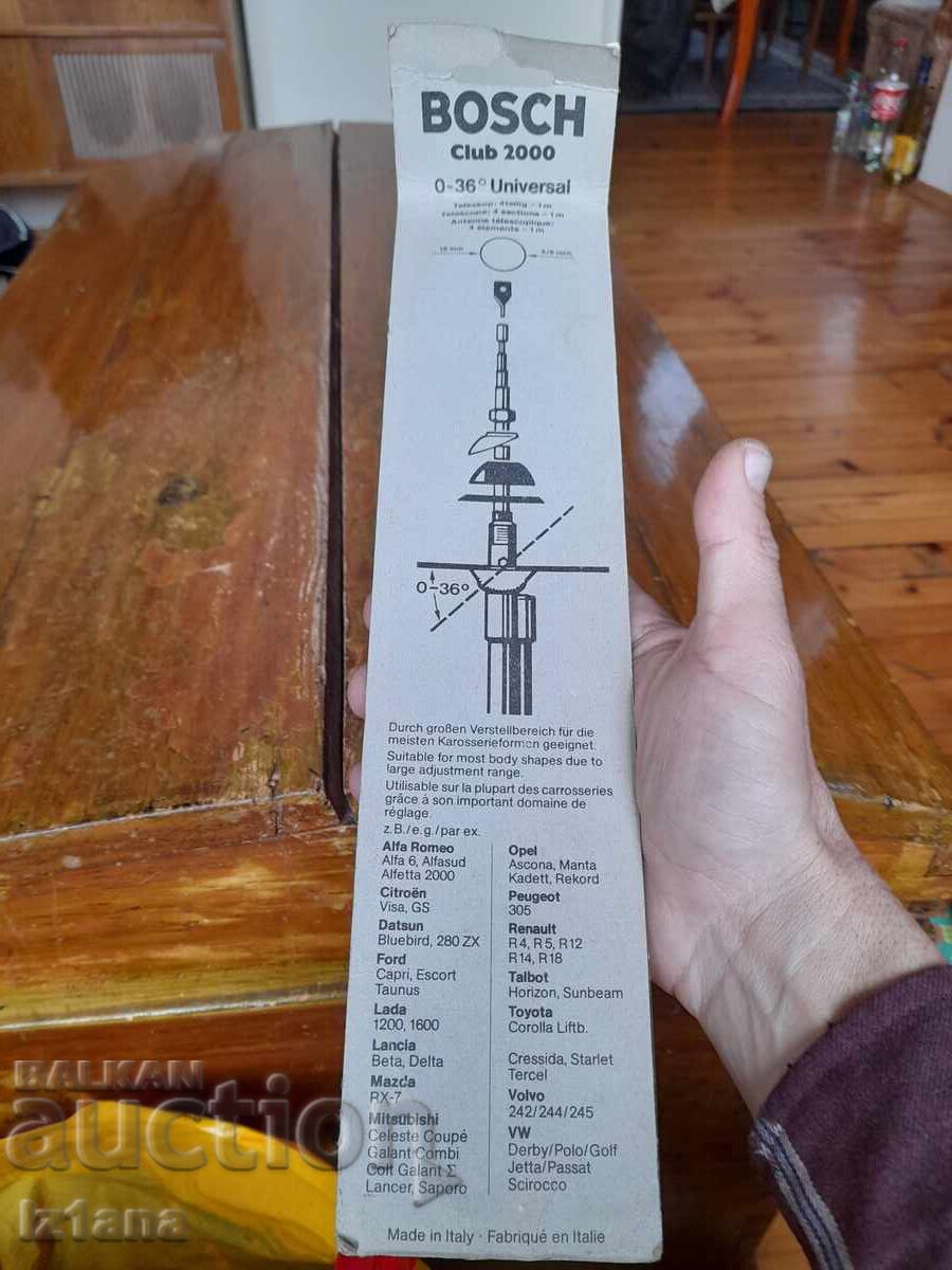 Delivery of Old Bosch electric car antenna