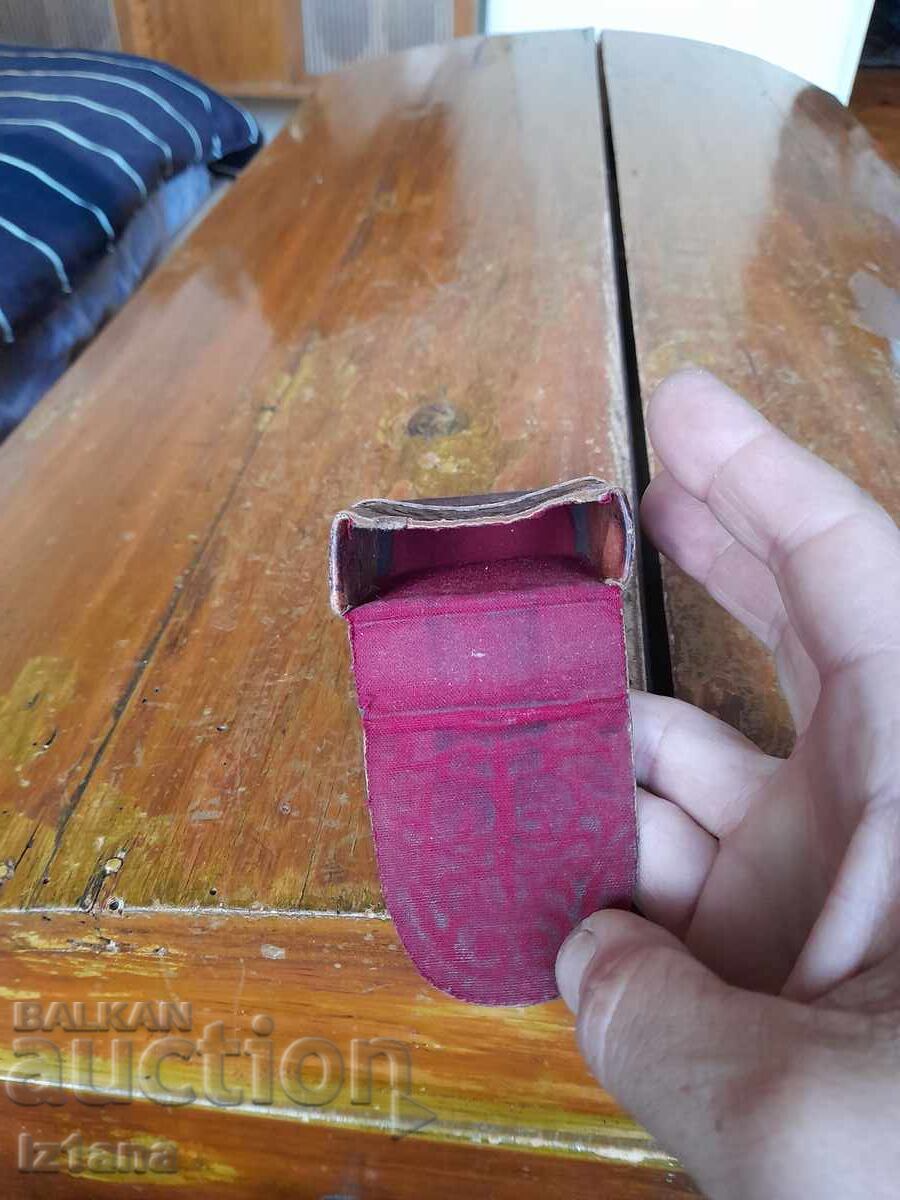 Παλιά δερμάτινη ταμπακιέρα, θήκη Resprom - 6