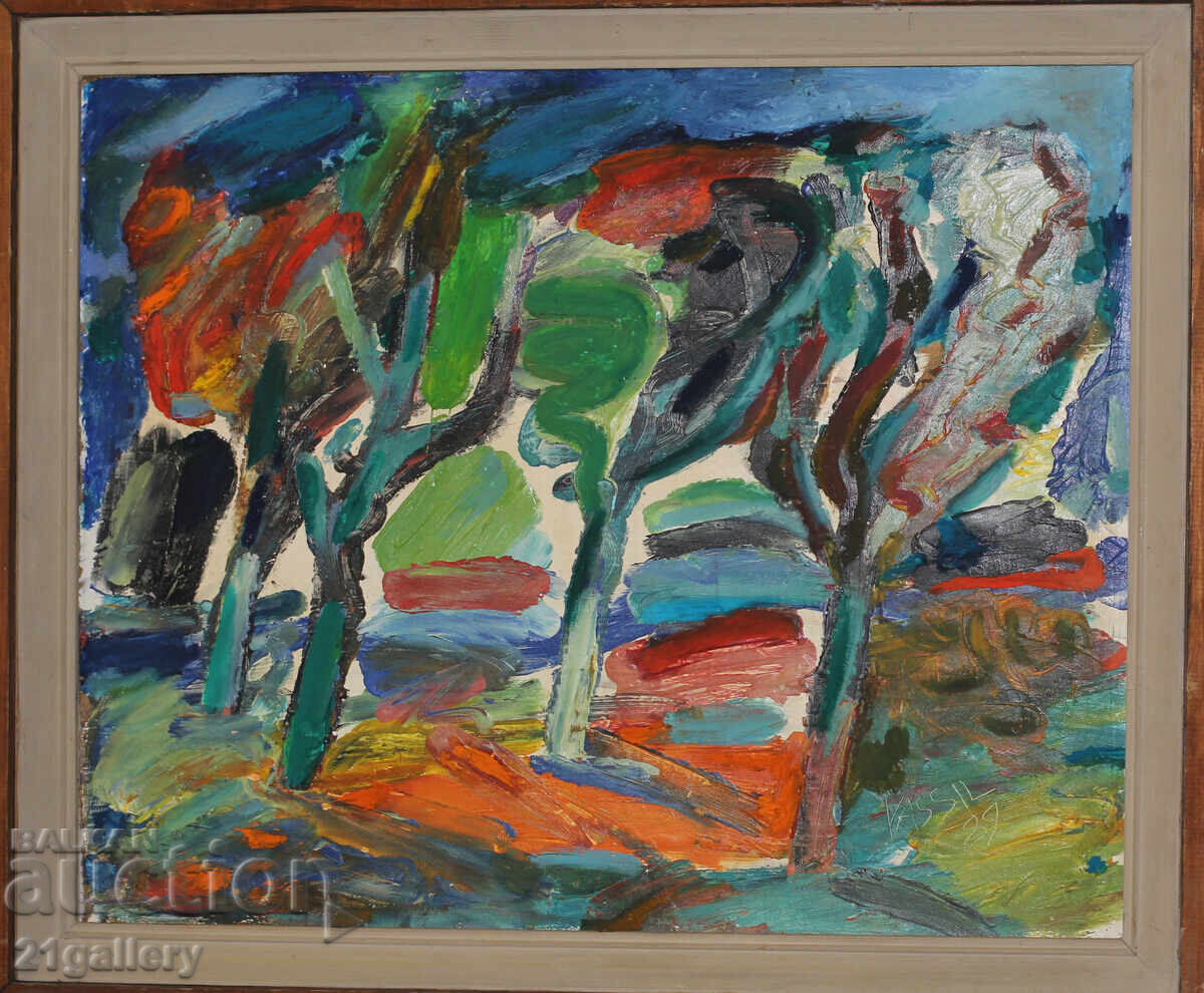 Vasil Ganchev Landscape oil painting Vasil Ganchev Landscape oil painting