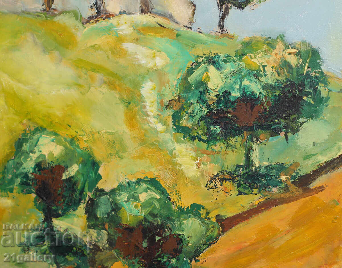 Oil painting, rural landscape - 5 Oil painting, rural landscape - 5