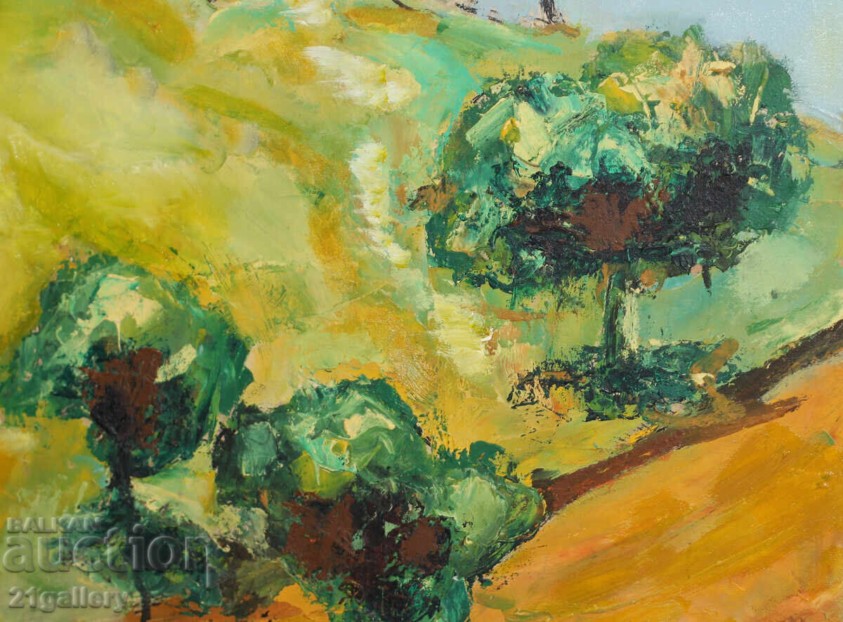 Oil painting, rural landscape - 6 Oil painting, rural landscape - 6
