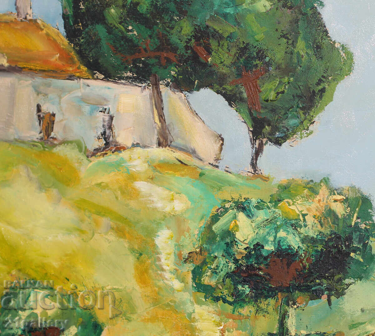 Oil painting, rural landscape - 7 Oil painting, rural landscape - 7
