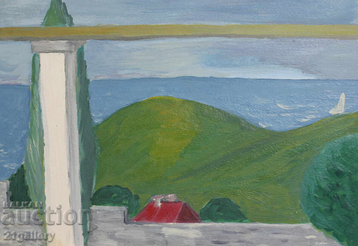 Oil painting, seascape with price 300.00 BGN | € 153.39