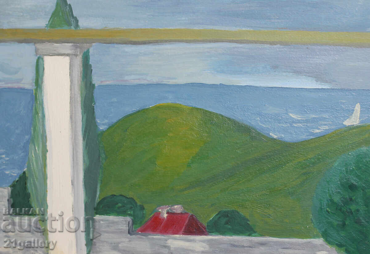 Delivery of Oil painting, seascape