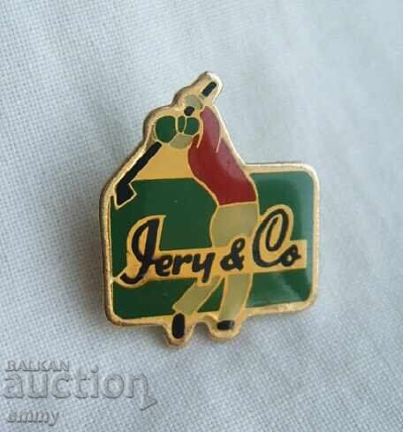 Insigna de golf - sponsor Jery & Co Insigna de golf - sponsor Jery & Co