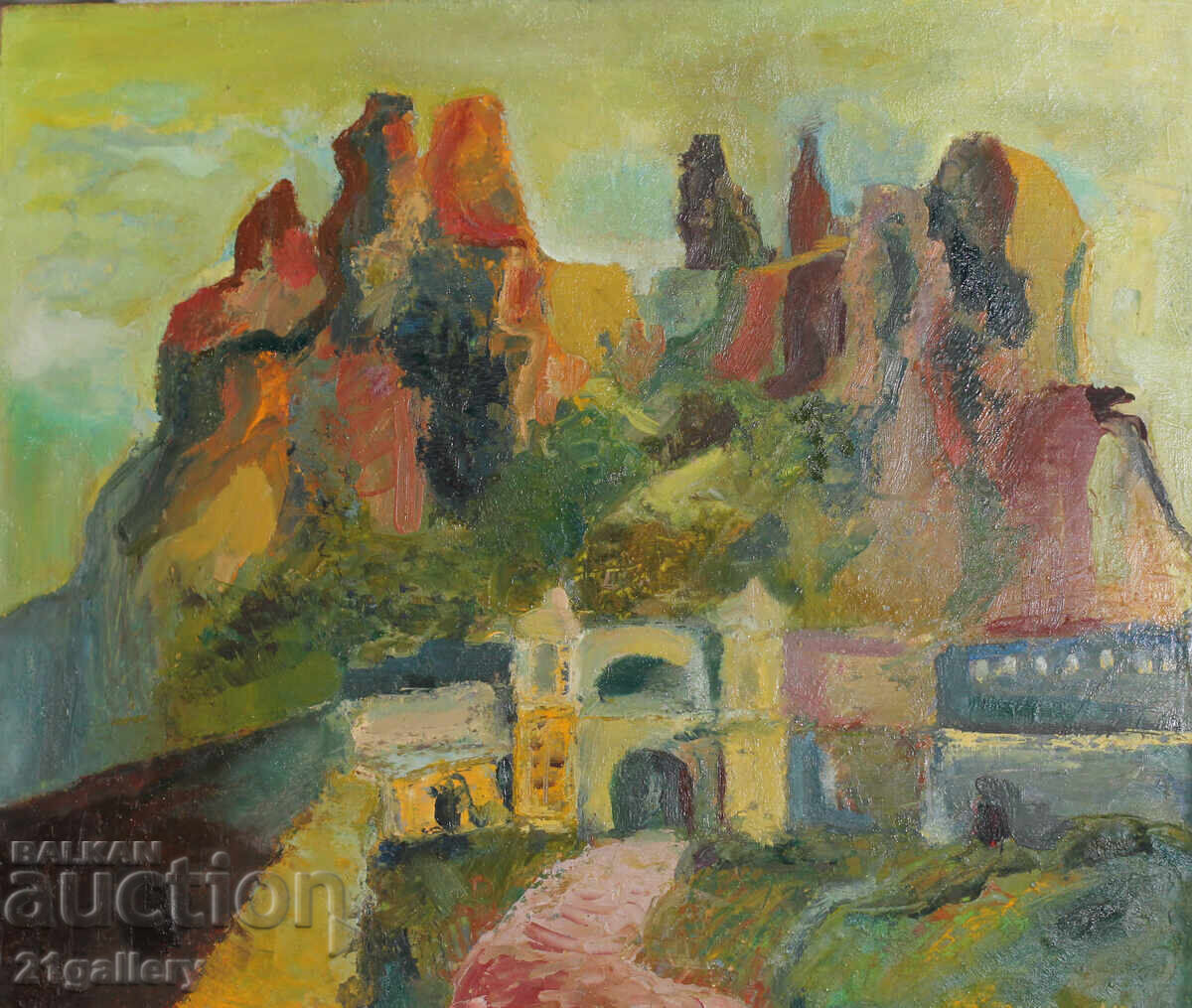 Delivery of Oil painting, mountain landscape Delivery of Oil painting, mountain landscape