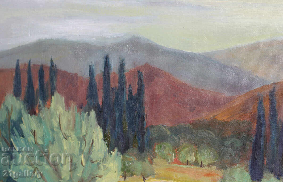 Delivery of Oil painting, mountain landscape Delivery of Oil painting, mountain landscape