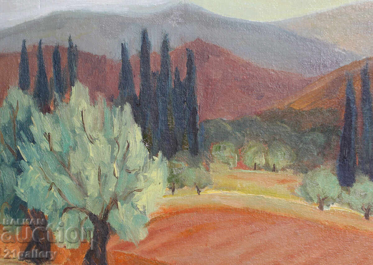 Oil painting, mountain landscape - 6 Oil painting, mountain landscape - 6