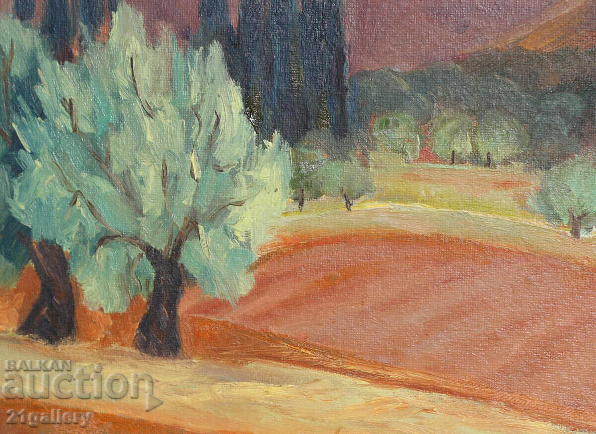 Oil painting, mountain landscape - 7 Oil painting, mountain landscape - 7