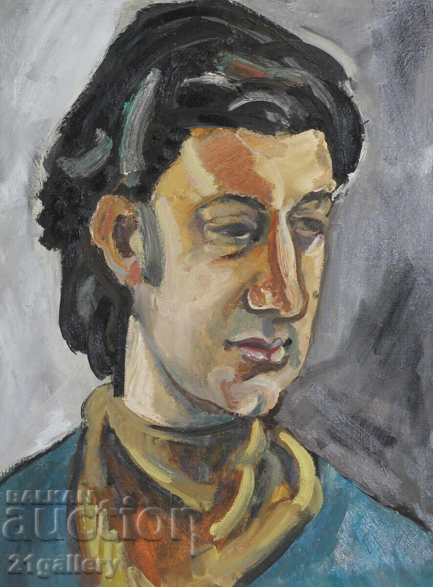 Oil painting male portrait with price 350.00 BGN | € 178.95 Oil painting male portrait with price 350.00 BGN | € 178.95
