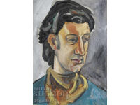 Oil painting male portrait