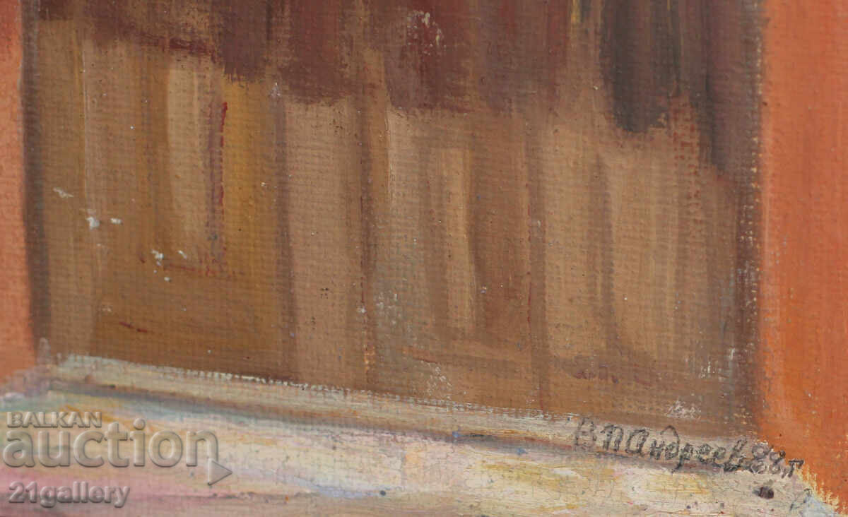 Landscape revival houses, oil paints, signed - 7 Landscape revival houses, oil paints, signed - 7