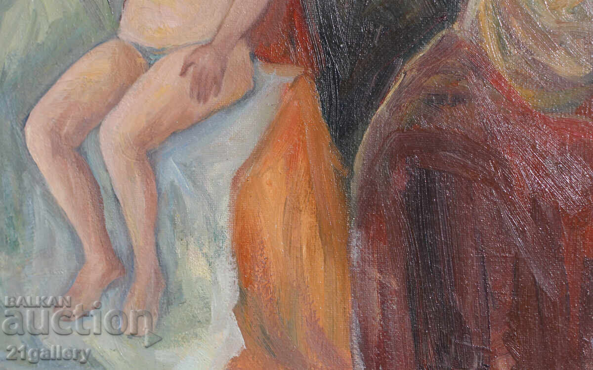 Oil painting figural composition - 6 Oil painting figural composition - 6