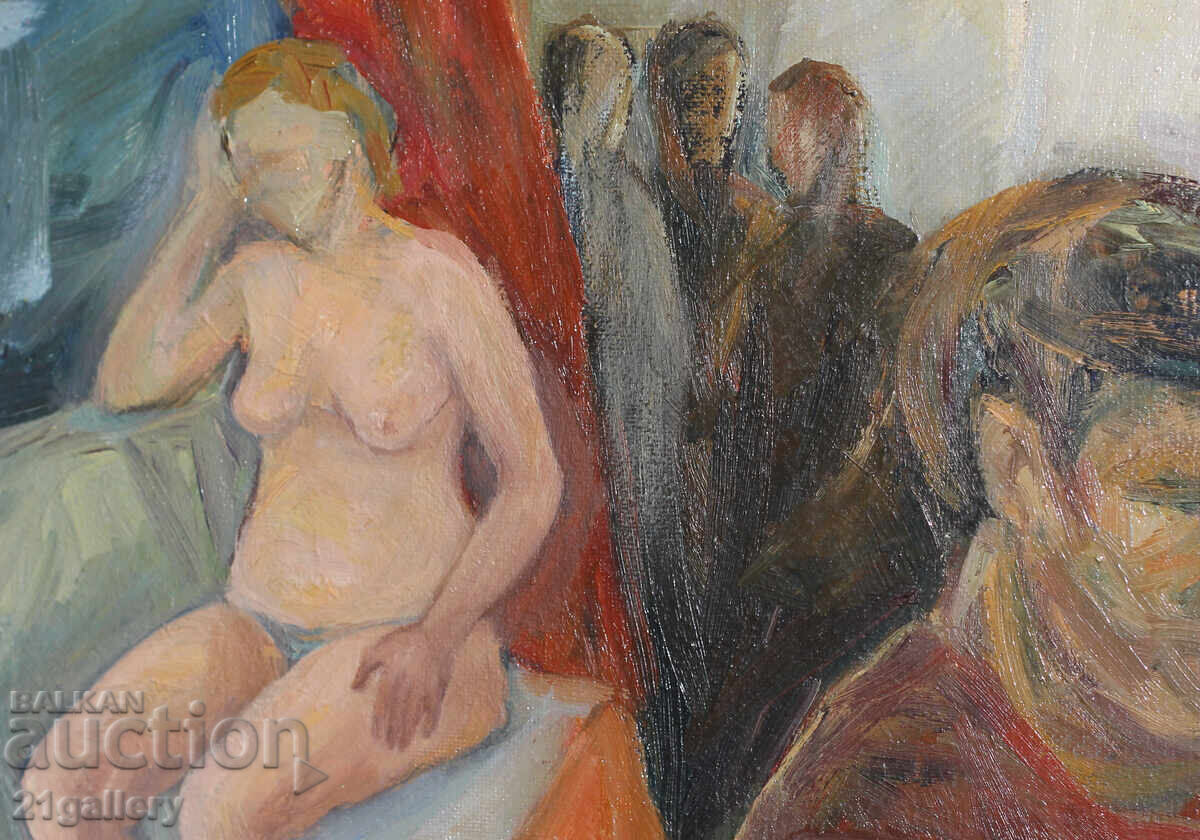 Oil painting figural composition - 7 Oil painting figural composition - 7