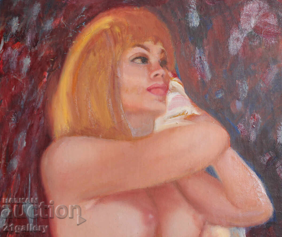 Παράδοση Ελαιογραφία εικονιστική σύνθεση γυμνό σώμα