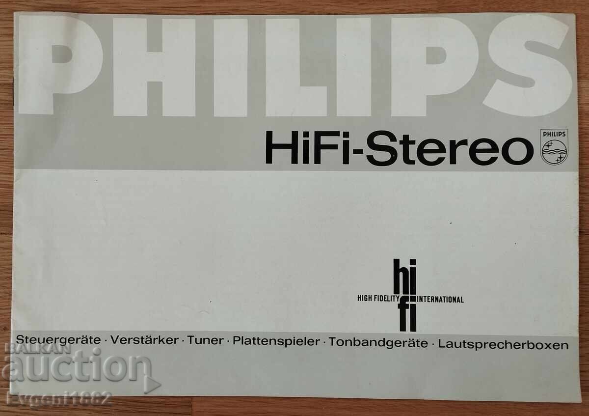 Philips Philips Old Brochure Catalog Radio Tuner Turntable Philips Philips Old Brochure Catalog Radio Tuner Turntable