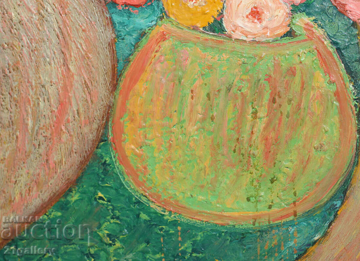 Oil painting, still life with flowers - 7 Oil painting, still life with flowers - 7