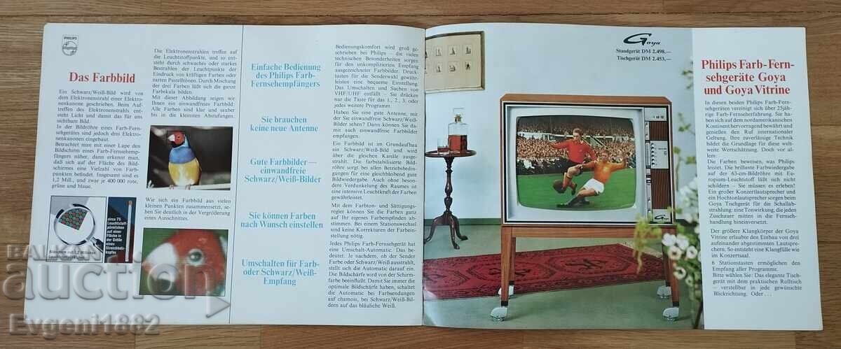 Philips Philips Old Brochure Catalog TV - 6 Philips Philips Old Brochure Catalog TV - 6