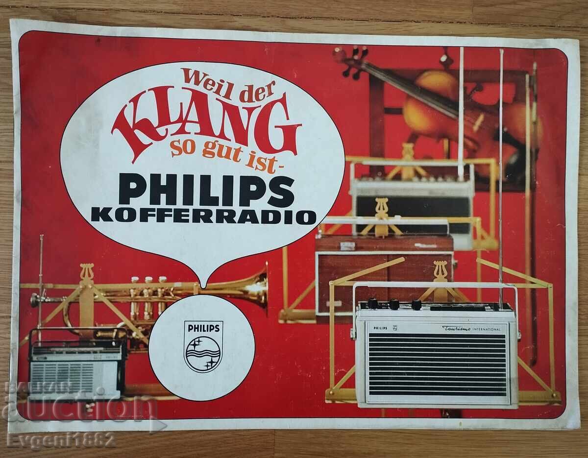 Philips Philips Old Brochure Catalog Portable Radio Philips Philips Old Brochure Catalog Portable Radio