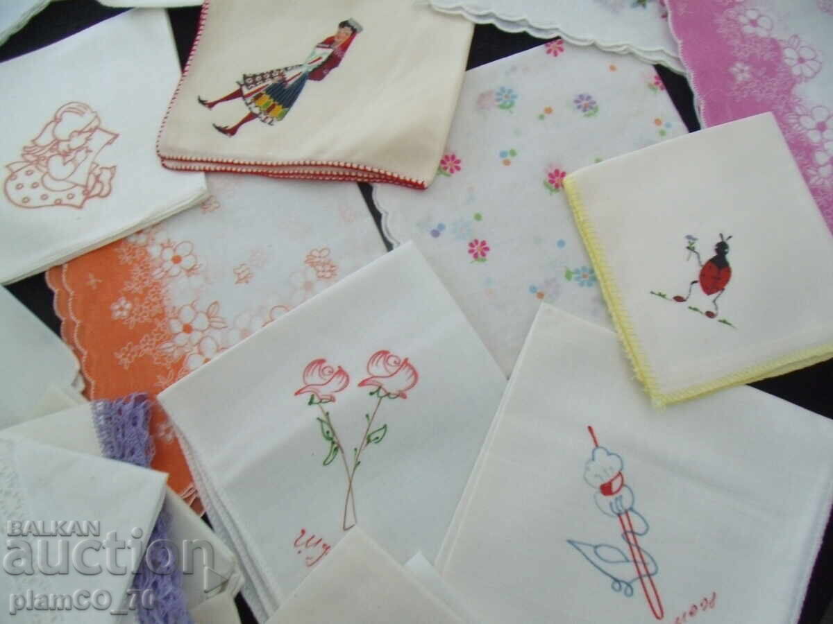 No.*7893 μικρή συλλογή - 60 κομμάτια παλιά μαντήλια - 5 No.*7893 μικρή συλλογή - 60 κομμάτια παλιά μαντήλια - 5