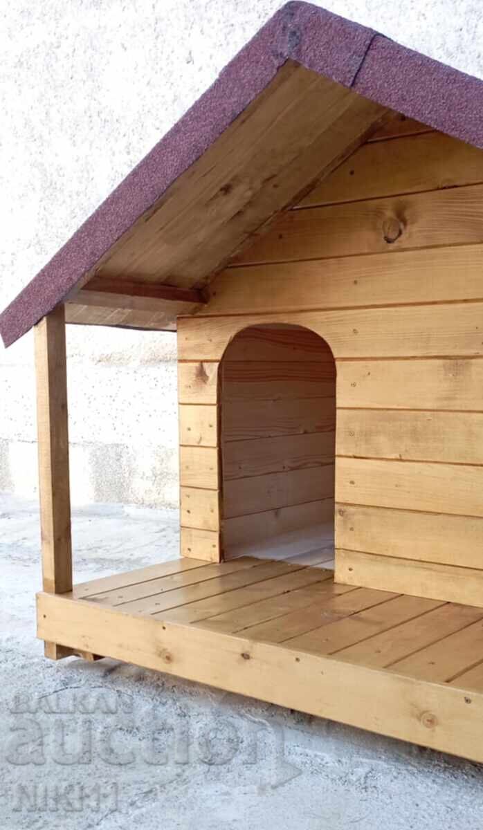 Large dog house with porch, two dog dog house - 5 Large dog house with porch, two dog dog house - 5