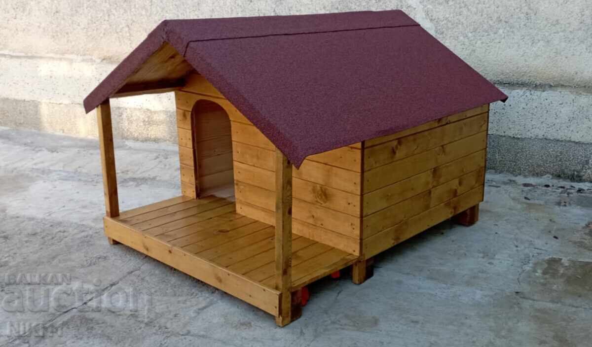 Large dog house with porch, two dog dog house Large dog house with porch, two dog dog house