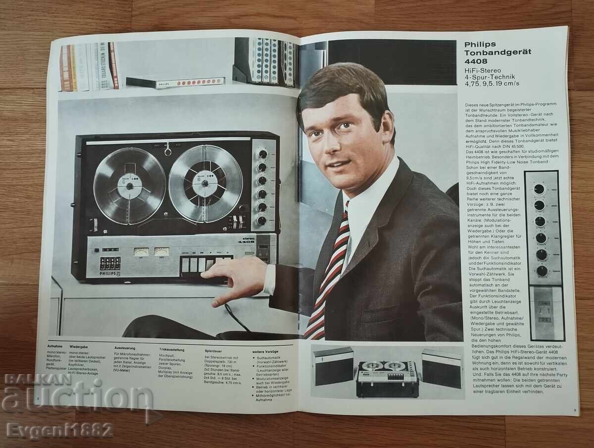 Philips Old Brochure Catalog Car Radio - 5