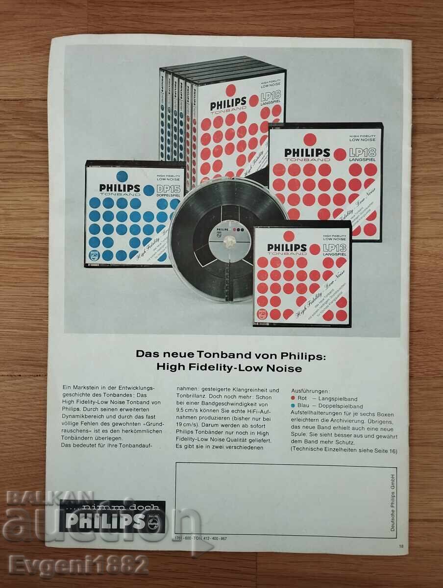 Philips Old Brochure Catalog Car Radio - 7