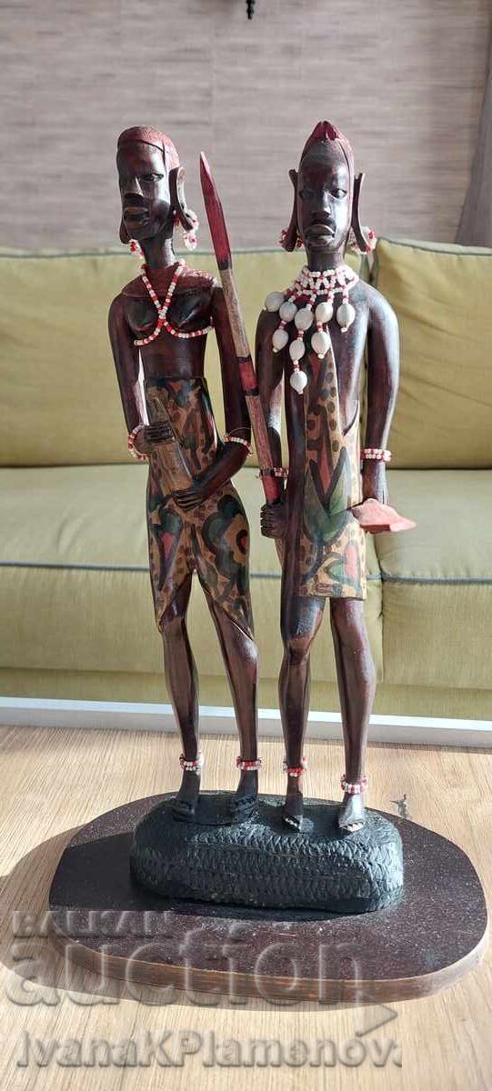 Sculptură în lemn Africa pentru colecționari 40cm Sculptură în lemn Africa pentru colecționari 40cm