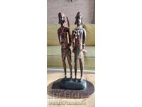 Sculptură în lemn Africa pentru colecționari 40cm