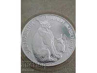 Silver 25 BGN 1990. Rice with trotter