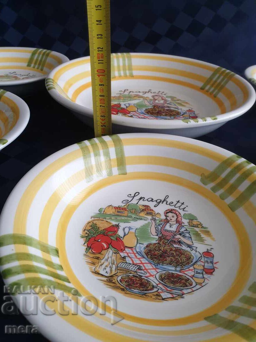 Auction Italian spaghetti service Auction Italian spaghetti service