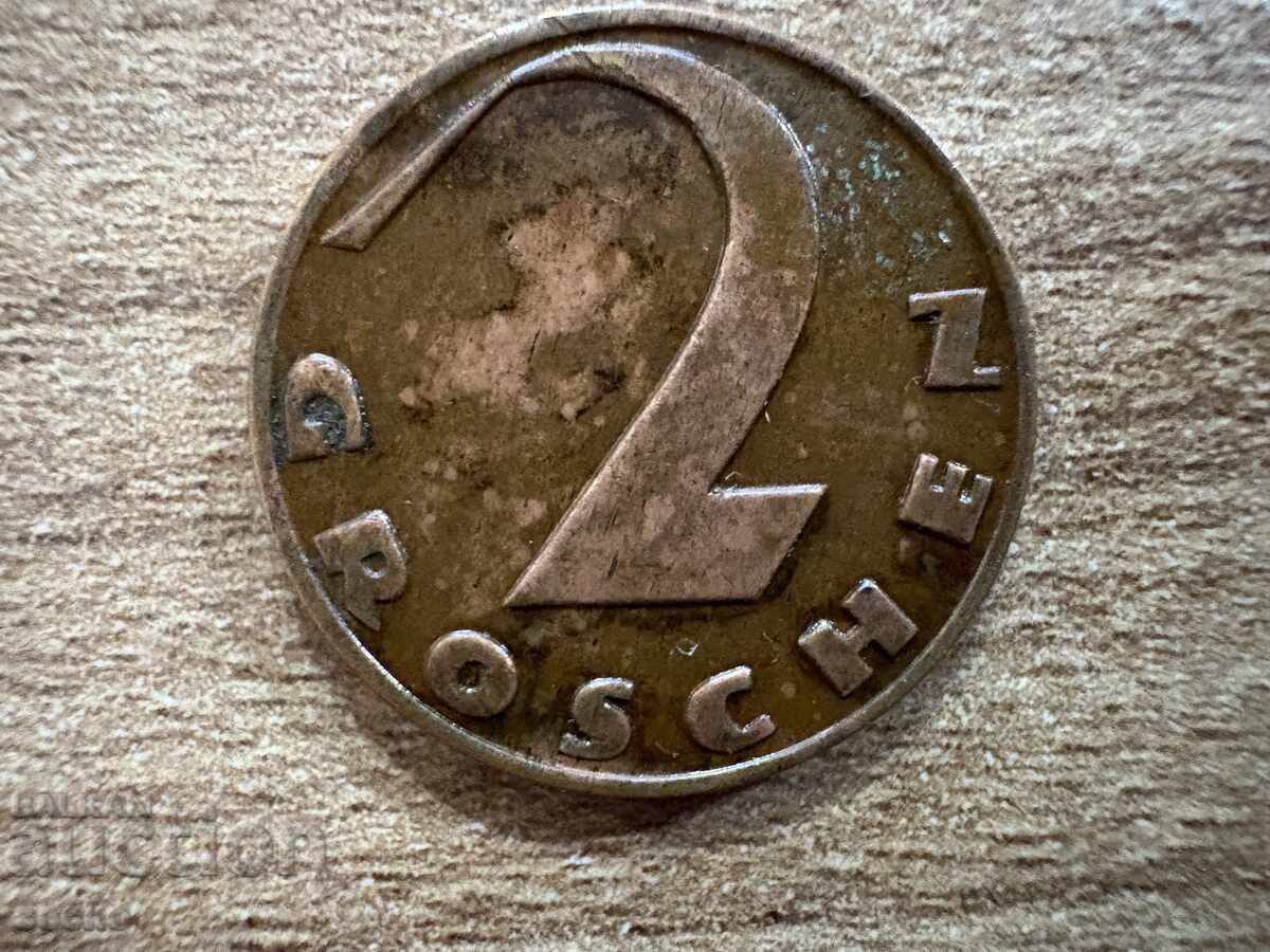Austria - 2 groschen (1936) Austria - 2 groschen (1936)