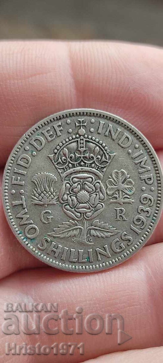 2 șilingi 1939 cu preț € 18.00 | 35.21 BGN