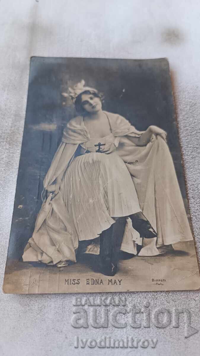 Miss Edna May Postcard Miss Edna May Postcard