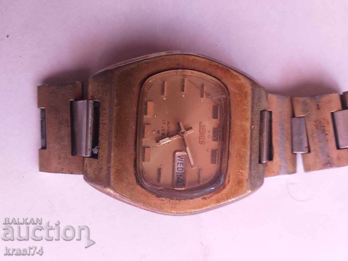 Επιχρυσωμένο ρολόι - αυτόματο Επιχρυσωμένο ρολόι - αυτόματο