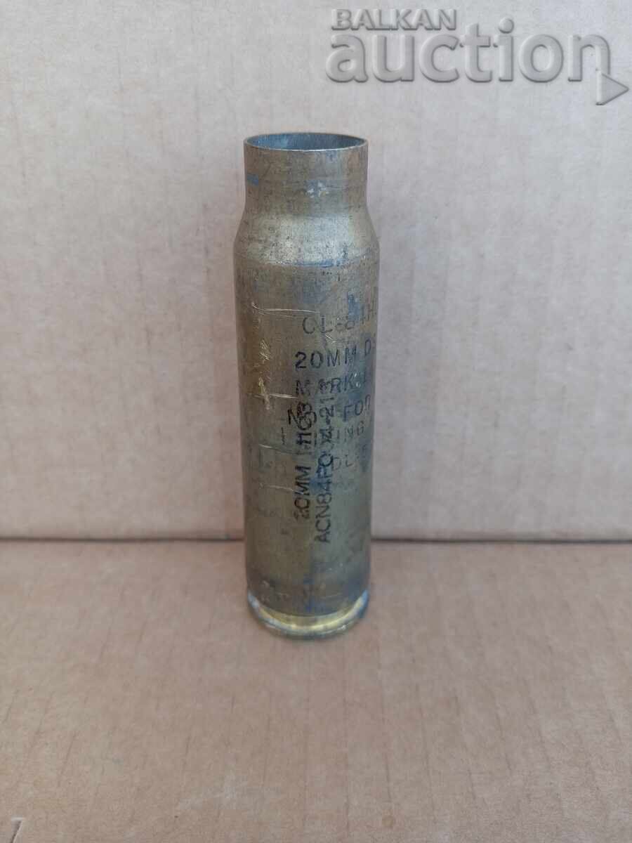 20mm machine gun cartridge M61 Vulcan WW3 WWIII with price 21.00 BGN | € 10.74 20mm machine gun cartridge M61 Vulcan WW3 WWIII with price 21.00 BGN | € 10.74